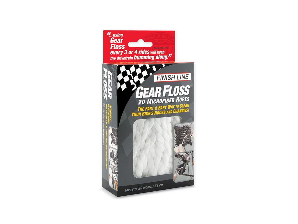 Rensesnøre Finish Line Gear Floss Til Kassetter Og Gear Dele 1 Rensesnøre Finish Line Gear Floss Til Kassetter Og Gear Dele