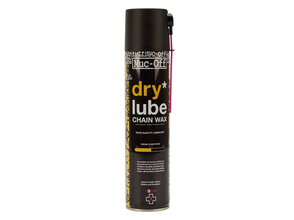 Muc-Off Dry Lube – Kædevoks-spray – 400 Ml 1 Muc-Off Dry Lube – Kædevoks-spray – 400 Ml