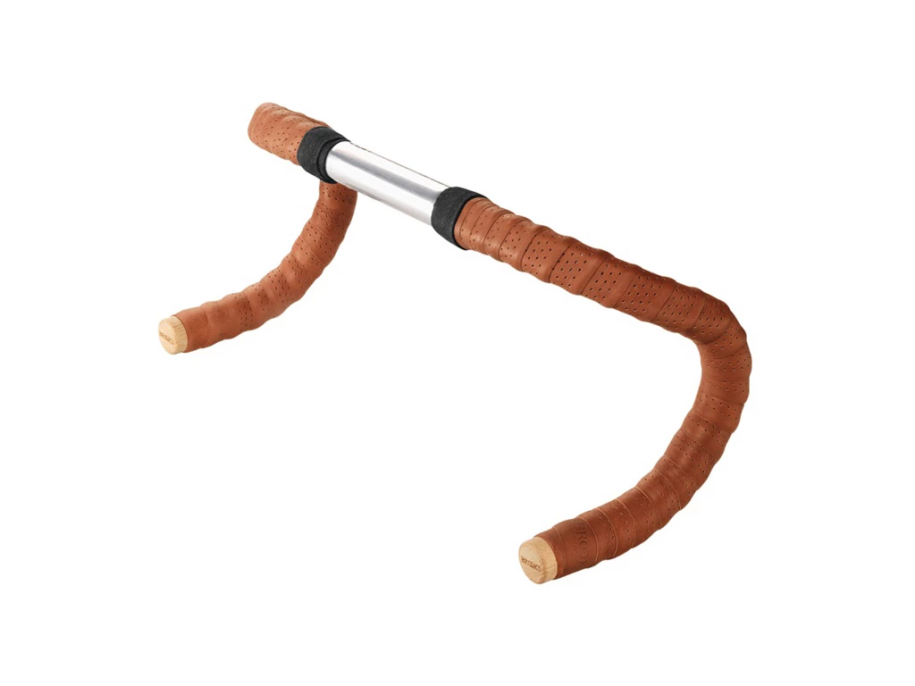 Styrbånd Brooks Honey Læder M/kork Styrpropper Sæt 1 Styrbånd Brooks Honey Læder M/kork Styrpropper Sæt